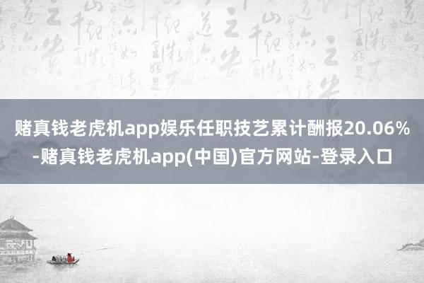 赌真钱老虎机app娱乐任职技艺累计酬报20.06%-赌真钱老虎机app(中国)官方网站-登录入口