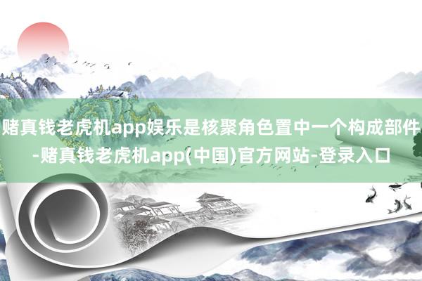 赌真钱老虎机app娱乐是核聚角色置中一个构成部件-赌真钱老虎机app(中国)官方网站-登录入口