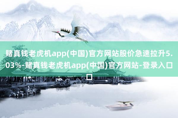 赌真钱老虎机app(中国)官方网站股价急速拉升5.03%-赌真钱老虎机app(中国)官方网站-登录入口