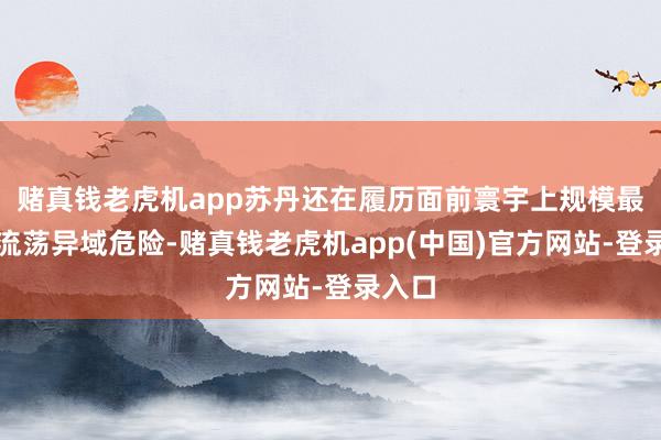 赌真钱老虎机app苏丹还在履历面前寰宇上规模最大的流荡异域危险-赌真钱老虎机app(中国)官方网站-登录入口