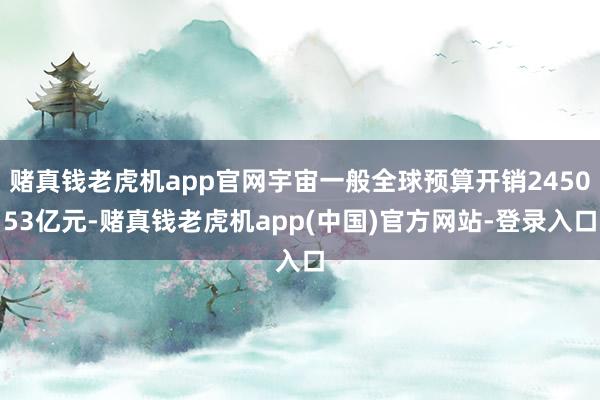 赌真钱老虎机app官网宇宙一般全球预算开销245053亿元-赌真钱老虎机app(中国)官方网站-登录入口