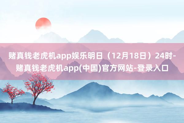 赌真钱老虎机app娱乐明日（12月18日）24时-赌真钱老虎机app(中国)官方网站-登录入口